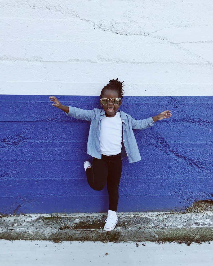 Kids Casual Denim & Tee Outfit