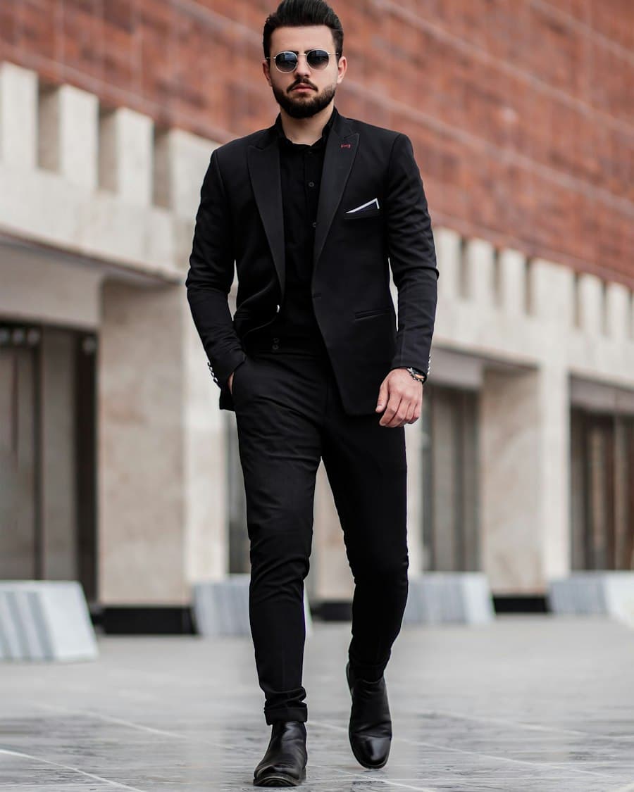 Black Slim Fit Trousers