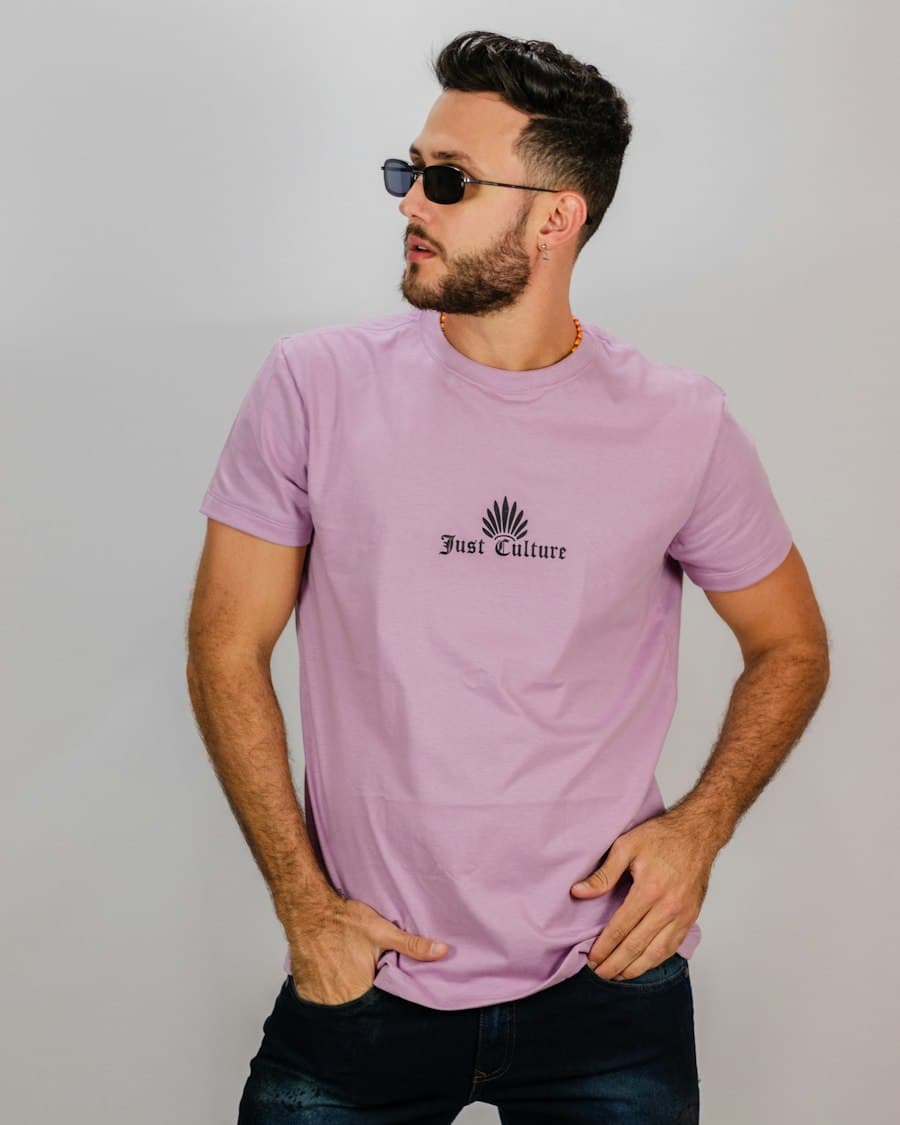 Pastel Pink Cotton T-Shirt