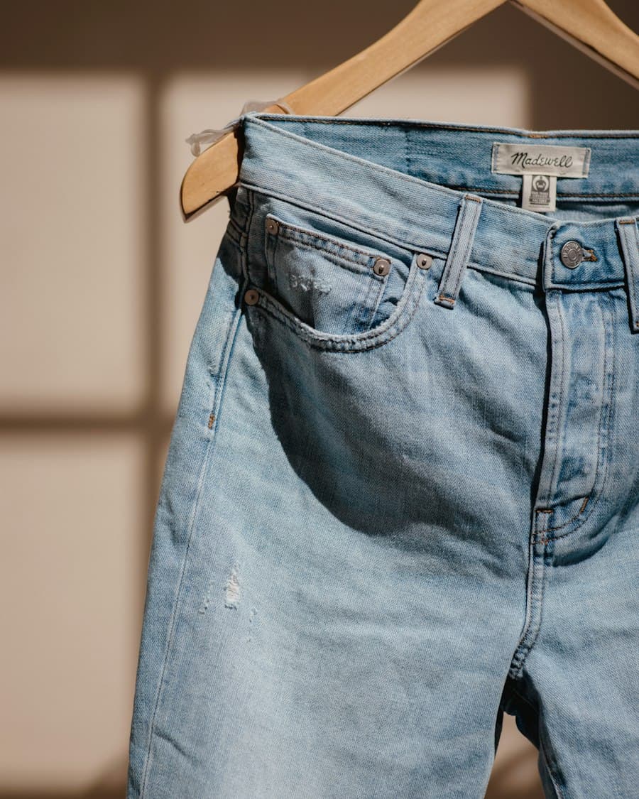Relaxed Fit Light Wash Jeans