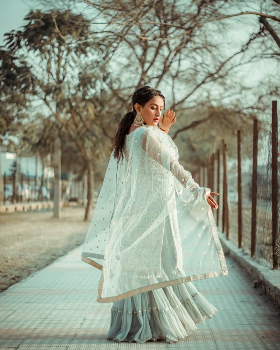 Ivory Flowy Maxi Gown